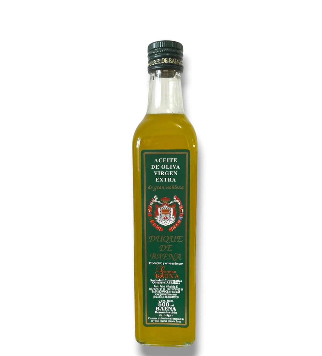 Aceite sin Filtrar, de  Baena, 500 ml.