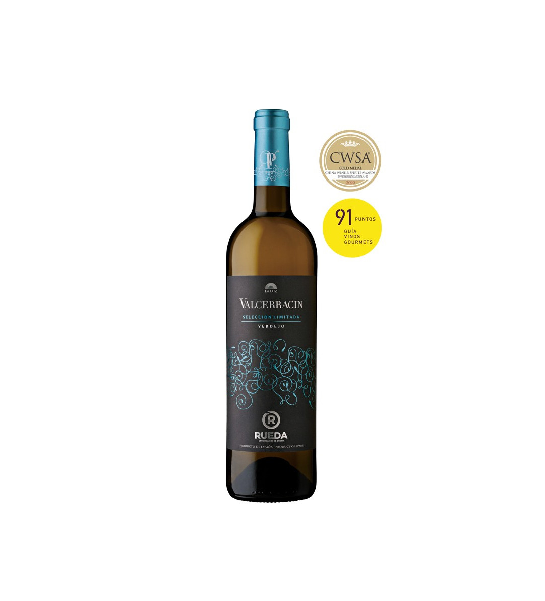 Vino Valcerracín Verdejo Selección Limitada. 2021-España.